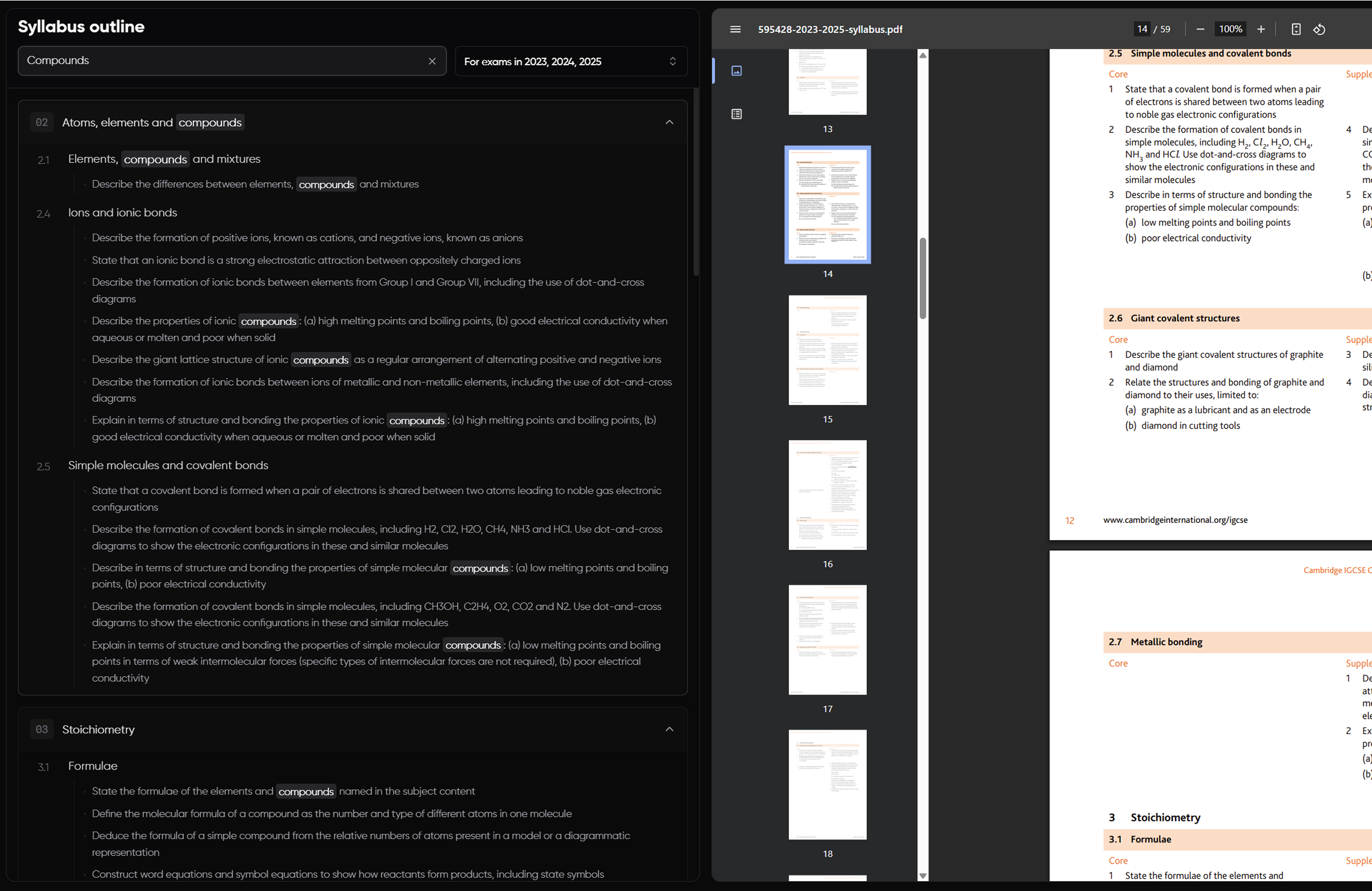Syllabus search image